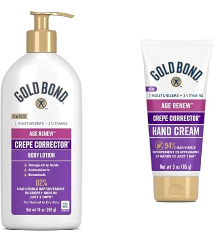 Amazon.com: Gold Bond Age Renew Crepe Corrector Body Lotion