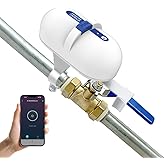 WiFi Smart Water Valve Controller, Remote Shutoff for 1/2 to 1 in Pipe | WiFi version, Remote water shutoff, Alexa and Google voice control, Smart Life app