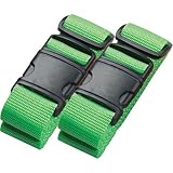 Lewis N. Clark Neon Luggage Belt - set of 2