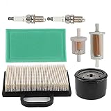 Mckin 499486 499486S 698754 Air Filter + 691035 845125 Fuel Filter + 492932S 492932 696854 Oil Filter fits Briggs & Stratton 401577 405577 406777 407777 40G777 40H777 445577 445677 Engines Parts