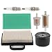 Mckin 499486 499486S 698754 Air Filter + 691035 845125 Fuel Filter + 492932S 492932 696854 Oil Filter fits Briggs & Stratton 401577 405577 406777 407777 40G777 40H777 445577 445677 Engines Parts