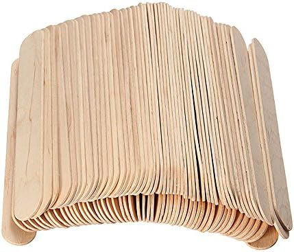 Hot Wax Warmer, Portable Electric Wax Warmer Kit, Waxing Heater with 10.6 OZ Wax Beans,10 PCS Wax Applicator Sticks for SPA and Hair Removal (wood)