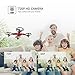 Holy Stone FPV Foldable Drone with Camera for Kids and Beginners, RC Quadcopter with 720P HD, 2 Flight Modes, APP Control, 3D Flip, Altitude Hold, Headless Mode, 2 Modular Batteries, Carrying Case,Red