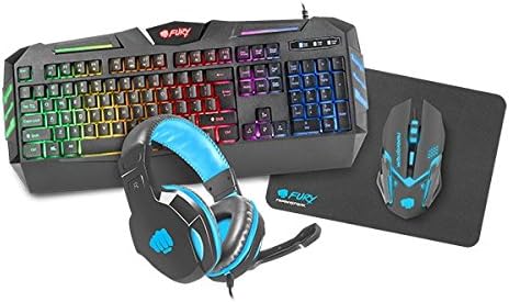 Combo Set 4-in-1 Fury Thunderstreak Us Layout (PC CD)