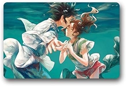 Decorative Doormats Japanese Cartoon Anime Characters Spirited Away Series 3 Custom Non Slip Indoor/Outdoor Doormat (23.6x15.7 inch)