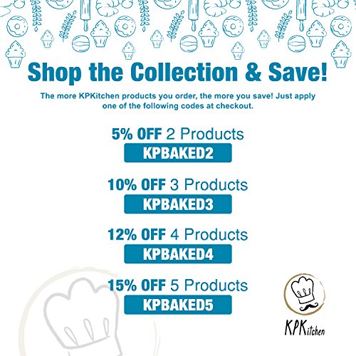 KPKitchen Pancake Batter Dispenser Kitchen Must Have Tool for Perfect Pancakes, Cupcake