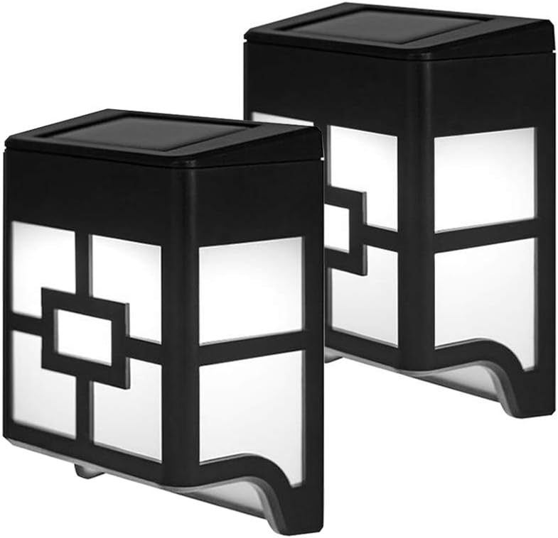 uuffoo Solar Außenlicht, [4 PCS 2835 LED / CCT 6500K] Solarwand