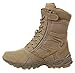 Rothco Forced Entry Deployment Boot with Side Zipper – 8 Inch Tactical Uniform Boots – Tan – 12 Wide