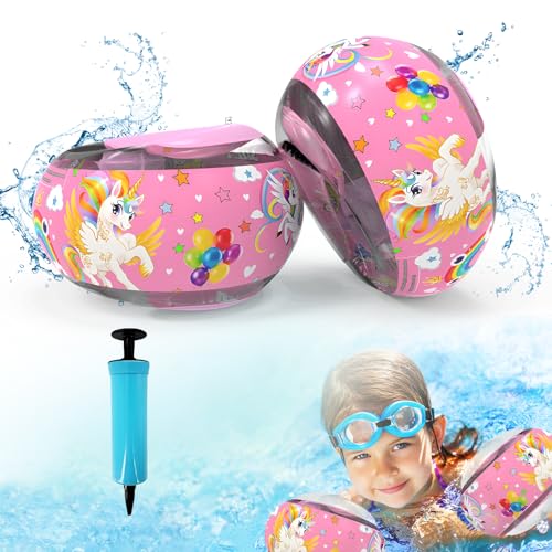 Inflatable Kids Armrests 1-6 Years with 3 Independent Airbags for Safe and Comfortable Swimming Suitable for Children from 11 to 30 kg, Perfect for Swimming Pool and Summer Activities