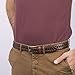 Dockers Men's Leather Braided Casual and Dress Belt,Tan Glazed,52