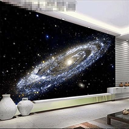 250cmx175cm Photo Wall Paper Disk Of The Milky Way Galaxy Bright