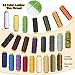 24 Colors Waxed Thread,Colorful Leather Thread, Leather Sewing Thread,Hand Stitching Thread for Hand Sewing Leather and Bookbinding