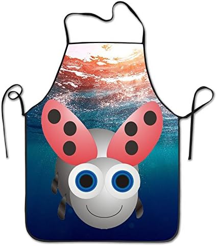 Ladybug Chef Aprons Home Bib Apron For Women Men Girl Kids Gifts Kitchen Decorations