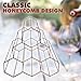 Monond PDTXCLS Yasirona TANGDIAABBCC Aeiniwer Wine Rack Rose Gold Holds 6 Bottles Tabletop Countertop
