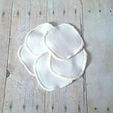 Makeup Remover Pads - Ivory Face Scrubbies - Small Washcloth - Set of 5 - Bamboo Fleece