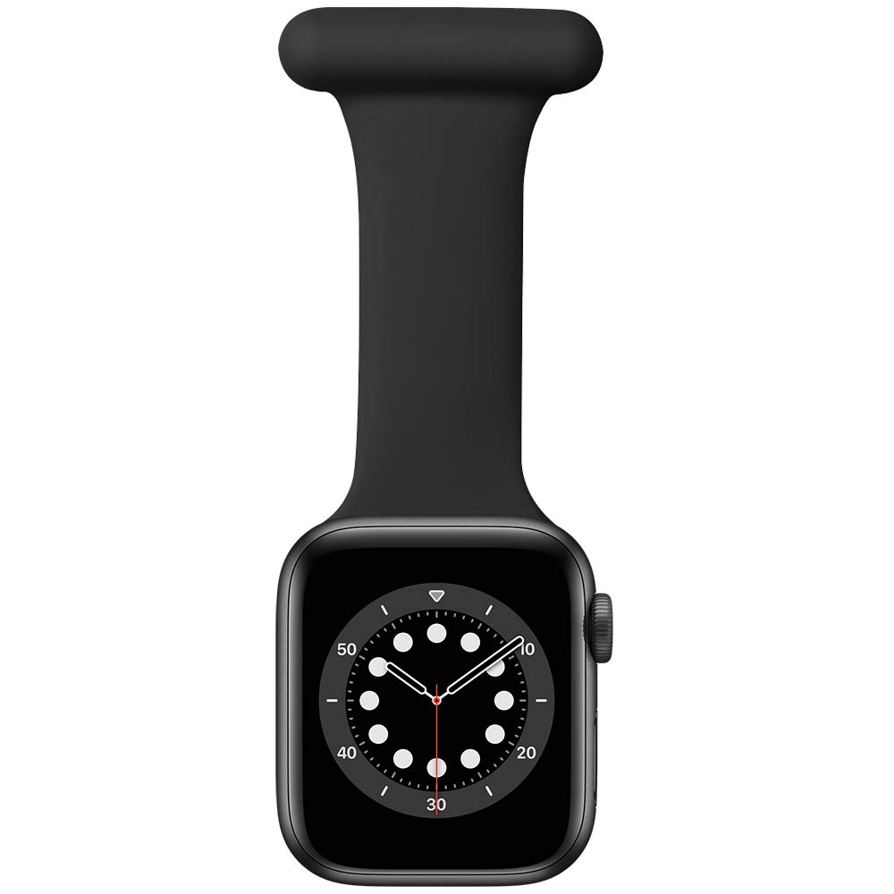 Compatible with Apple Watch Strap 38mm/40mm/41mm/42mm/44mm/45mm/46mm/49mm, Infection Control Design Pin Fob for Nurses Doctors Healthcare Paramedics