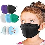 50Pcs KF94 Fish Shaped Kids Masks, 4-Layer Face