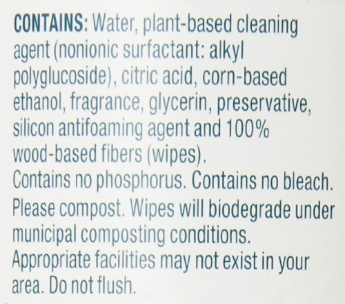Green Works Compostable Cleaning Wipes, Biodegradable Cleaning Wipes - Original Fresh, 30 Count Each (Pack of 3)