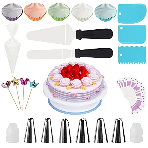 Cake Decorating Kit, 304 PCS Cake Decorating Supplies Set with 100