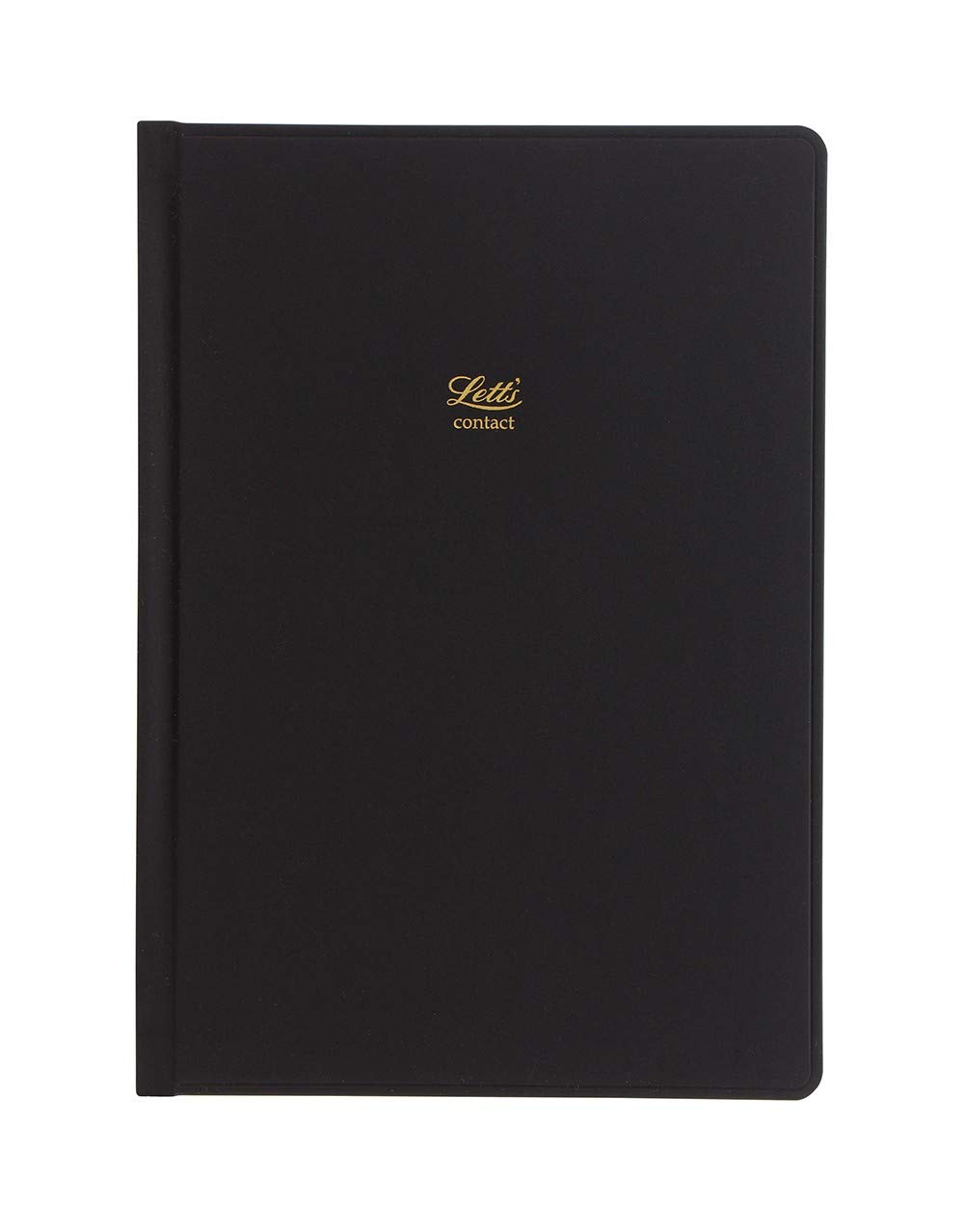 Letts of London Icon A5 Address Book Black