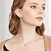 J.Rosée Jewelry Gifts Packing 925 Sterling Silver Cubic Zirconia Moon Freshwater Pearl Stud Earrings for Women