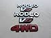 94-98 Isuzu Rodeo 24 Valve V6 4WD Side Door Fender Emblem 8970447430 Logo 8970734080 Tailgate 8970937190 Decal Set