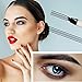 Microblading Tattoo Eyebrow Pen with Four Tips,Waterproof Ink Gel Tint Drawing Eyebrow Pencil,Long Lasting Smudge-Proof Natural Hair-Like Defined Brows All Day (Brown)
