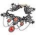 luck sea Vampire Choker Teeth Fangs Costumes for Girls - Gothic Necklace Halloween Party Supplies