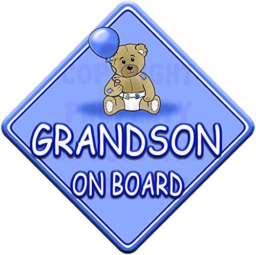 TED Ball * Grandson ON Board * car Window Sign