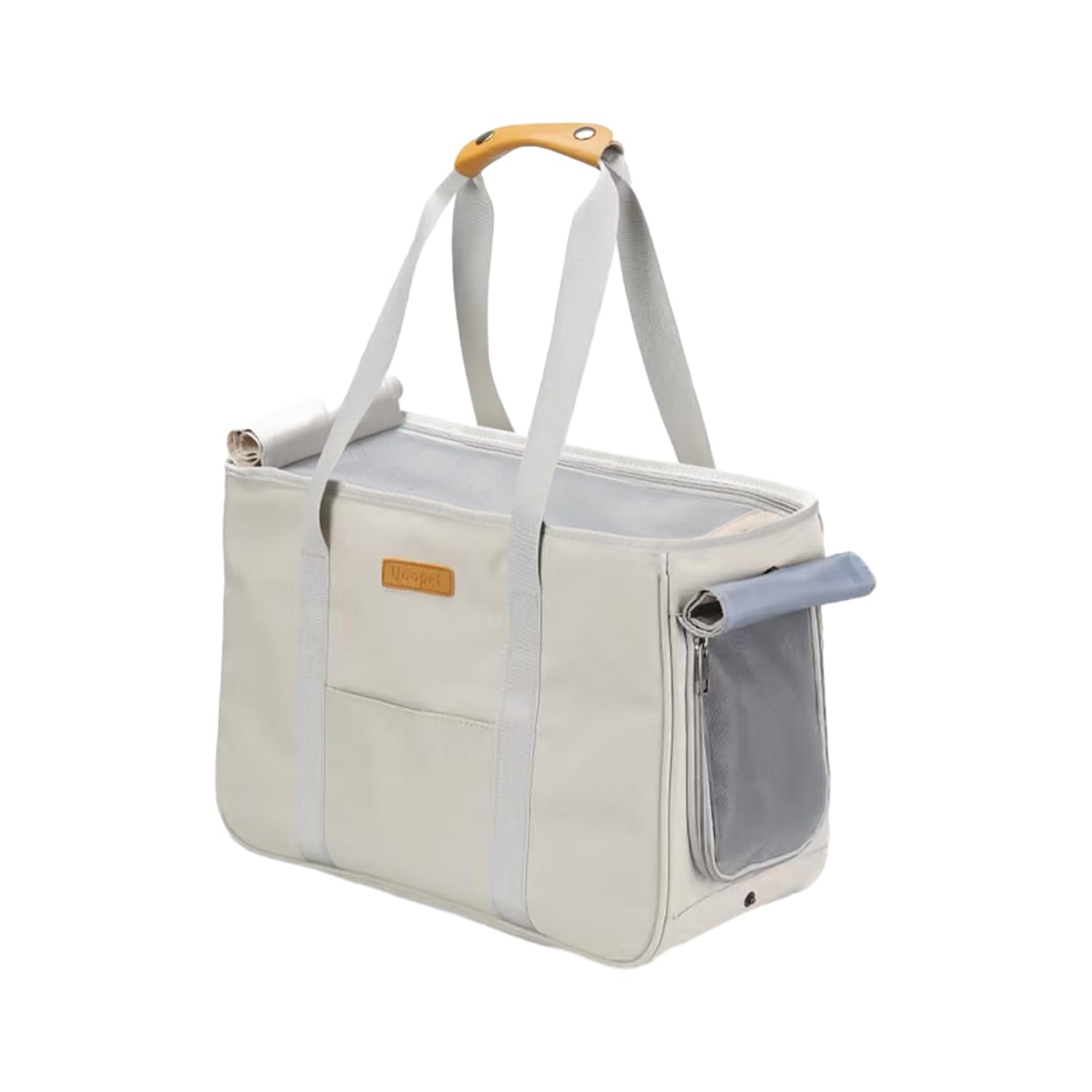 Cat Carrier Bag, Pet Portable Carrier Bag for Cats and Small Dogs, Soft Sided Pet Transport Carrier Bag, Pet Travel Bag with Safety Lock and Removable Pad