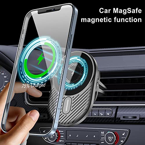 Wireless Car Charger Vent Mount for MagSafe iPhone 15 14 13 12 11 Plus Pro Max Mini