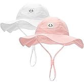 FURTALK Baby Girl Sun Hat Toddler Beach Hats UPF 50+ Wide Brim Bucket Summer Hat