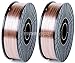 WeldingCity 2-pk Mild Steel MIG Welding Wire ER70S-6 10-Lb Spool 0.030
