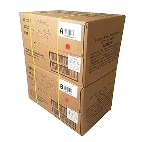 Genuine US MRE Case A And B Bundle – Inspection 2027, Factory Sealed, Peanut Allergen Present