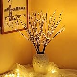 Eambrite 3 Pack 76cm Twig Lights with Ground Stakes Warm White LEDs view 2