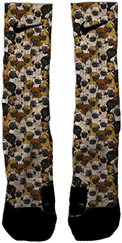 Custom Nike Elite Pugs Life Socks Medium