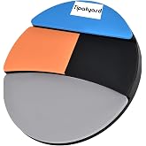 Tipatyard Drum Practice Pad, Drum Pad 12 Inch Silent Practice Pad with 4 Different Playing Surfaces