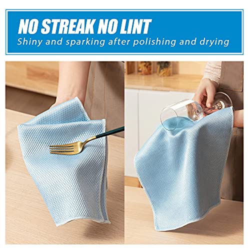 Microfiber Cloth Nanoscale StreakFree Cleaning Cloths Reusable Kitchen