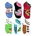 The Muppets Girls 6 pk Socks (6-8 Girls, True Love No Show)