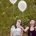 30pc White Remembrance Memorial Funeral Balloons Biodegradable Helium Quality for Balloon Releases 