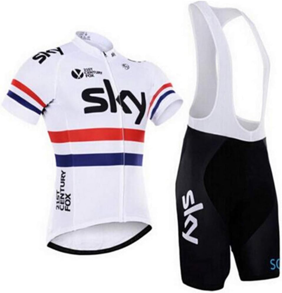 YDJGY Summer Short-Sleeved Bib Jersey Suit, Bicycle Men and Women Moisture Wicking Outdoor Clothes