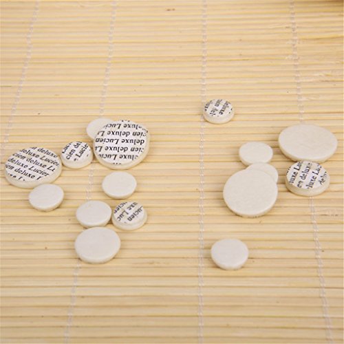 ULKEME 17Pcs bB Clarinet Key Pads Musical Woodwind Wind Music Replacement Faux Leather