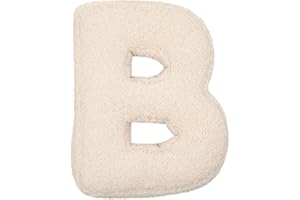 YLOEEIT Letter Pillow English Letters Pillow Soft Initial Throw Cushion Decorative Alphabet Letter Pillows Cozy 26 English Letters Throw Pillow for Living Room Sofa Couch Bed Car Decoration, 40*35*10