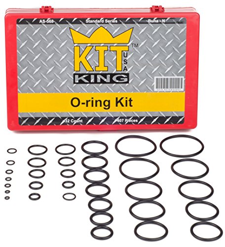 Kit King USA 826PCS Oring Assortment Kit Metric and Inch with Seal Pick Tool, 826 Orings in 64 Universal Sizes, Buna NBR Rubber 70A Durometer, SAE, MM, Automotive Car Vehicle Plumbing Gasket Air - Thumbnail 5