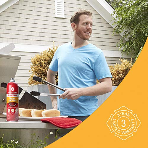 First Alert EZ Fire Spray, Extinguishing Aerosol Spray, AF400 (2 count