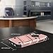 ZIZO Bolt Series for iPhone SE (2020) / iPhone 8 / iPhone 7 Case with Screen Protector Kickstand Holster Lanyard - Rose Gold & Black