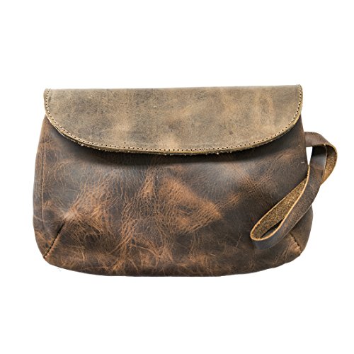 Chic leather clutch bag handmade by hide & drink ::…