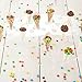 Restaurantware 16 x 13 x 3 Inch Ice Cream Cone Holders 4 Palette Design Popcorn Cone Holders - 35 Holes With Legs Clear Plastic Cone Stands Display Candy Or French Fries For Parties And Events