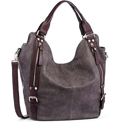 wcy.wat.edu.pl JOYSON Women Handbags Hobo Shoulder Bags Tote PU Leather Handbags Fashion Large ...