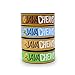 Java Chews, Premium Flavored Coffee Pouches, No Tobacco, No Nicotine Smokeless Alternative, Caramel, French Vanilla, Mocha, Wintergreen Variety Pack (4 Cans)